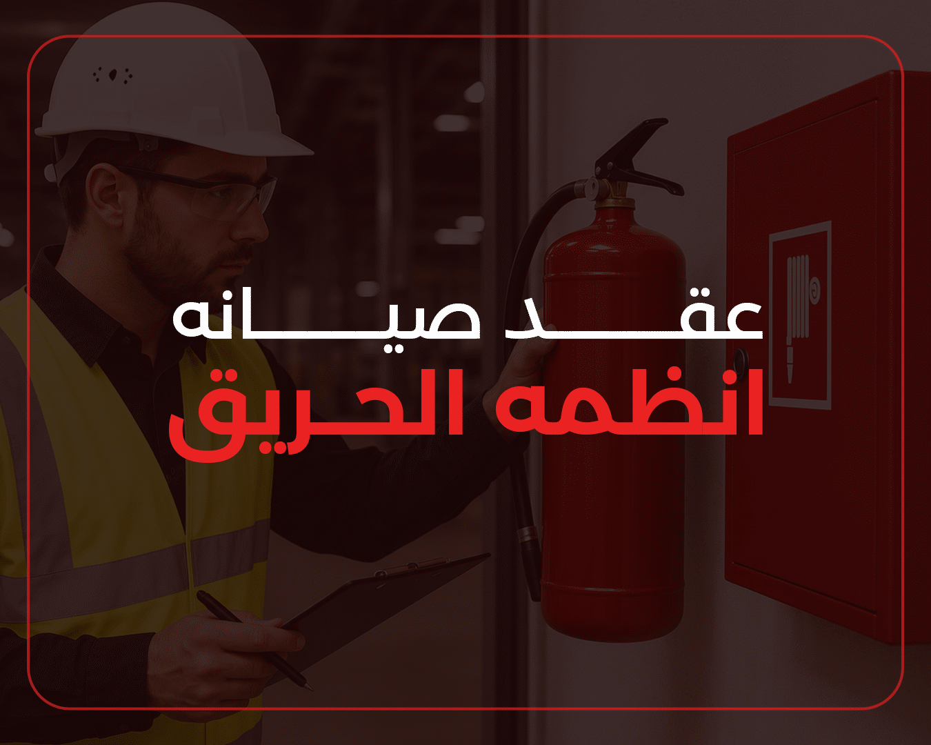 عقد صيانة أنظمة الحريق