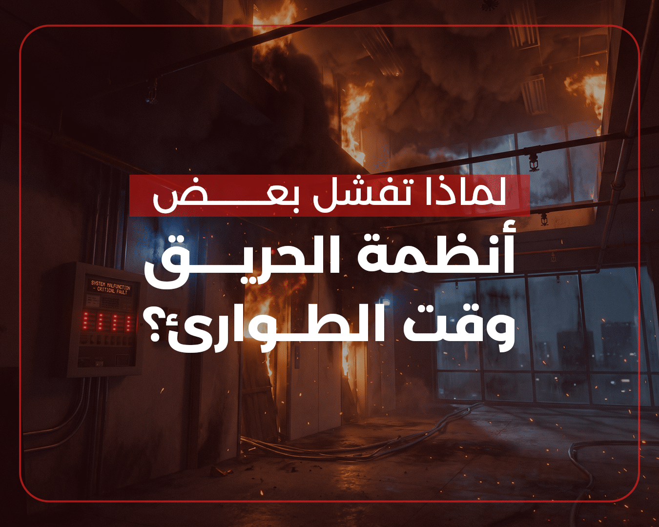 فشل أنظمة الحريق